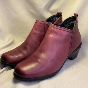 Spring step super soft leather ankle booties